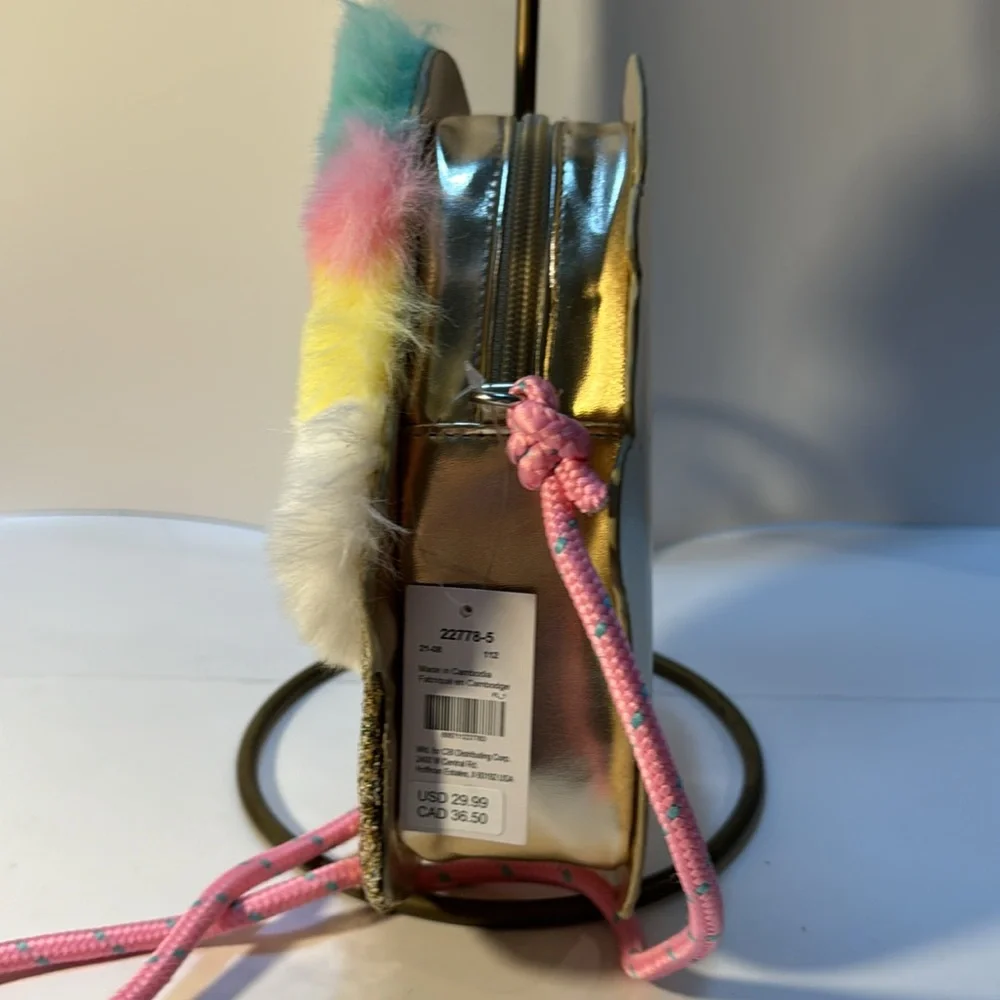 ice cream cone crossbody purse with cherry on top NWT